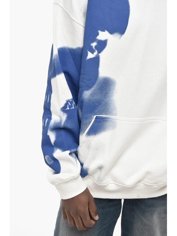 Diesel White Hoodies - Image 4