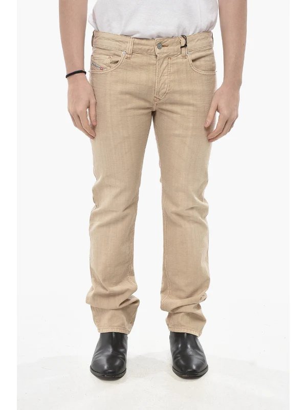 Diesel Beige Denim Pants - Image 2