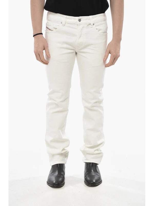 Diesel White Denim Pants - Image 2