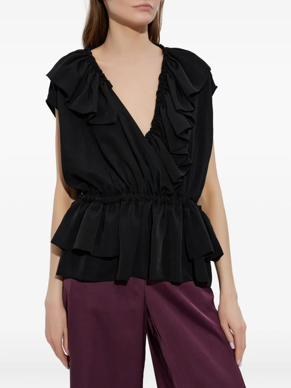 Dries Van Noten Black Sleeveless - Image 3