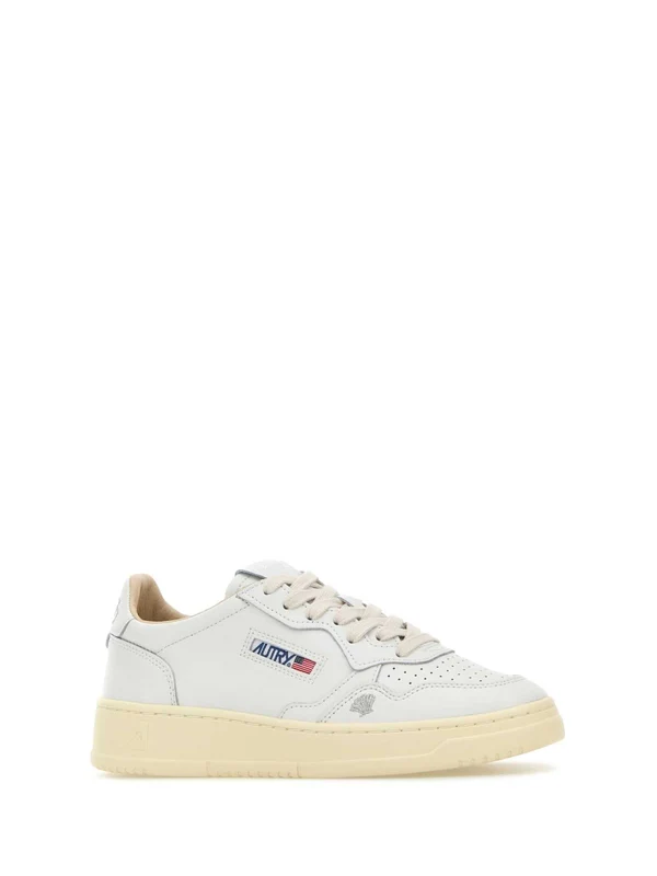Autry White Low Top Sneakers - Image 2