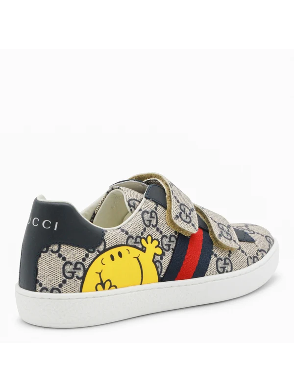 Gucci Beige Low Top Sneakers - Image 3