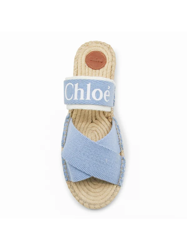 Chloe Blue Sandals - Image 4