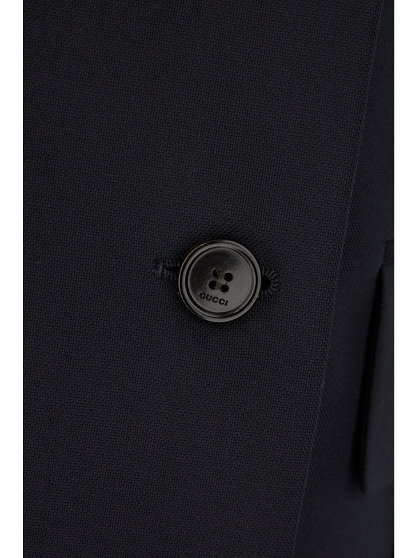 Gucci Navy Tailored Jackets - Image 3
