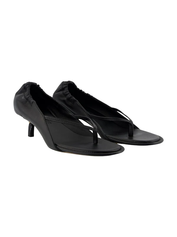 Jacquemus Black Sandal Heels - Image 2