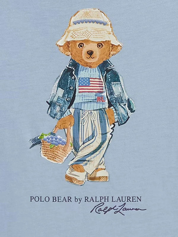 Polo Ralph Lauren Blue Half Sleeve - Image 3