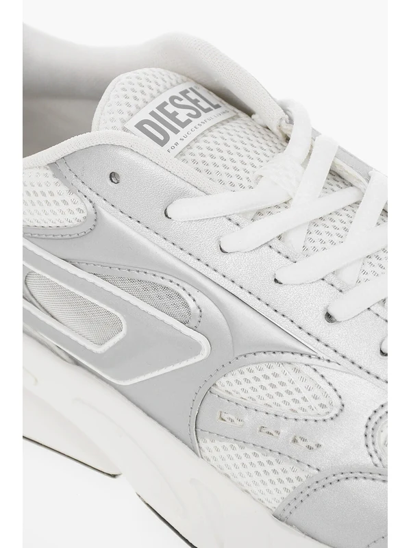Diesel Grey Low Top Sneakers - Image 4