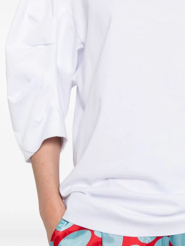 Dries Van Noten White Half Sleeve - Image 5