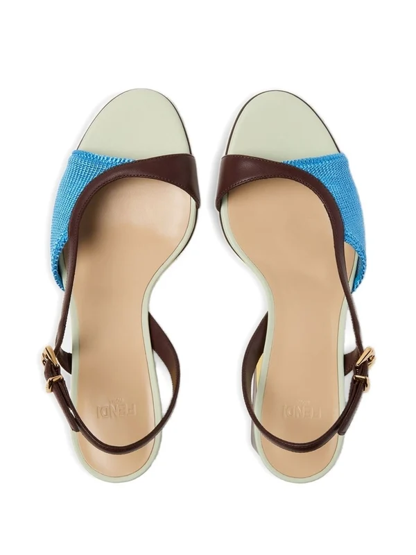 Fendi Multicolor Sandal Heels - Image 3