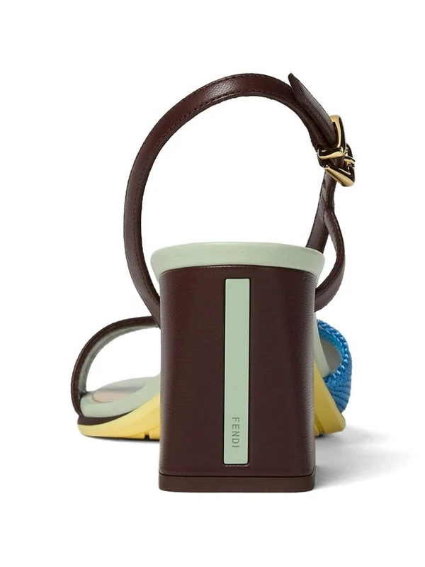 Fendi Multicolor Sandal Heels - Image 4