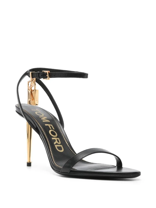 Tom Ford Black Sandal Heels - Image 3