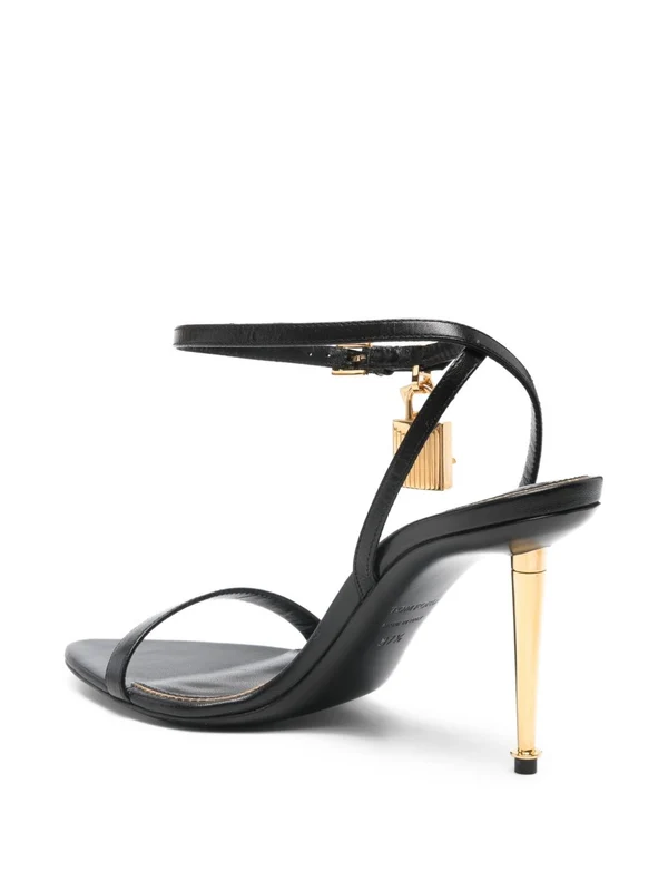 Tom Ford Black Sandal Heels - Image 4