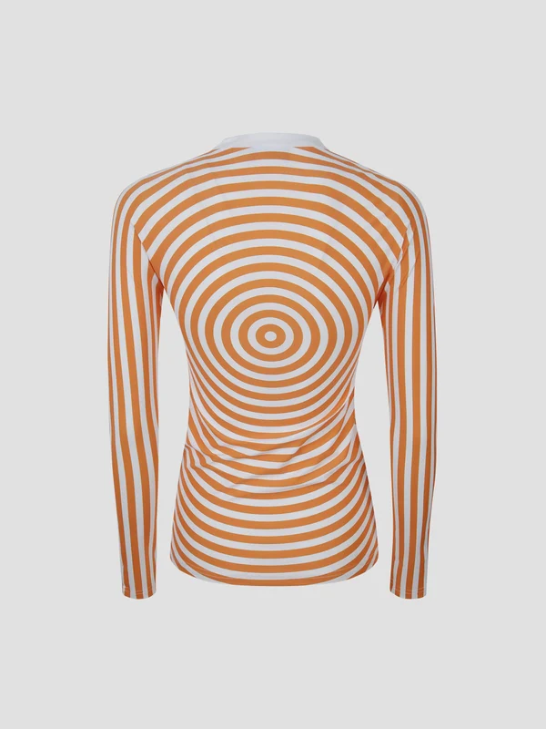 Jean Paul Gaultier Orange White Long Sleeve - Image 2
