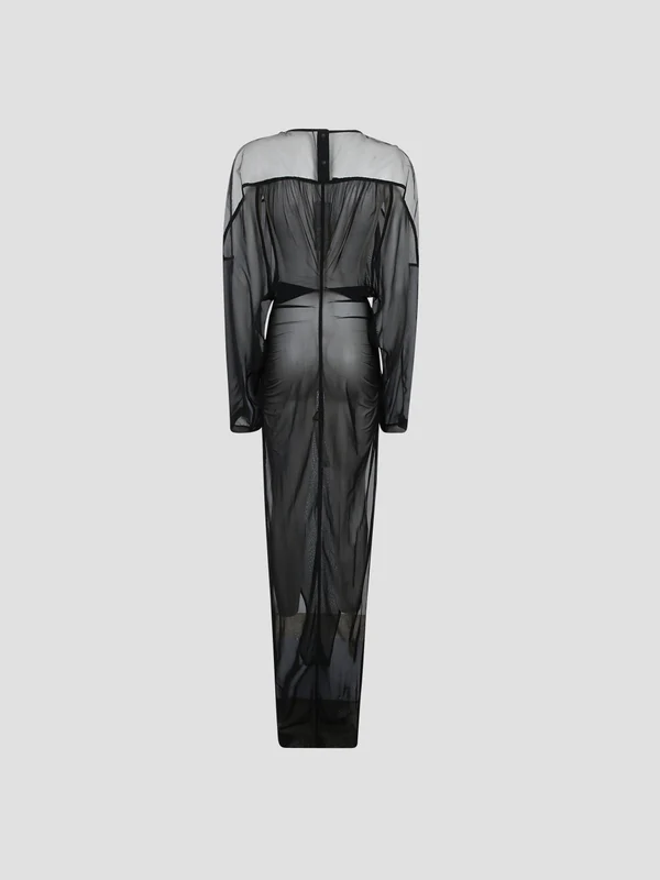 Rick Owens Black Long Dress - Image 2