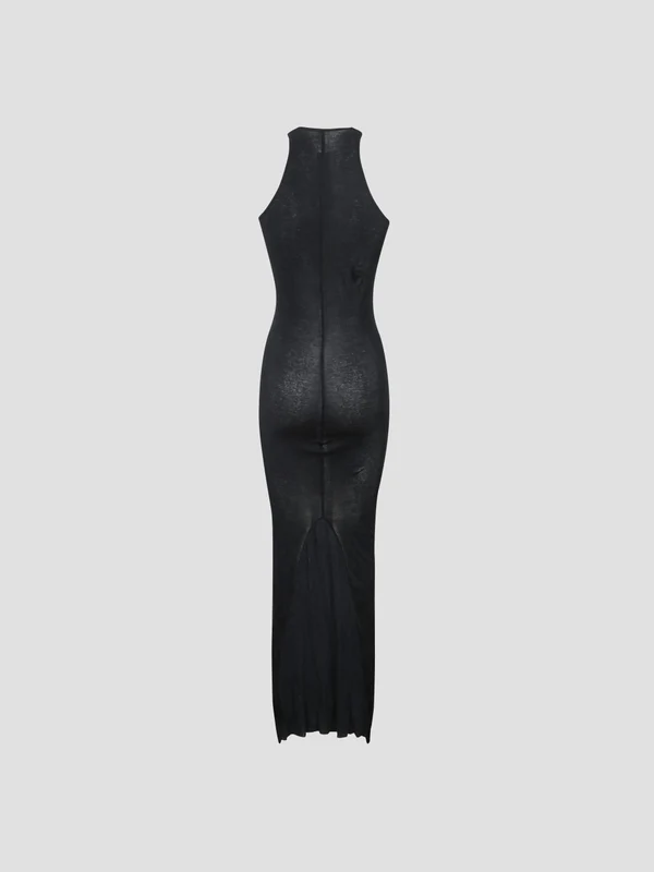 Rick Owens Black Long Dress - Image 2