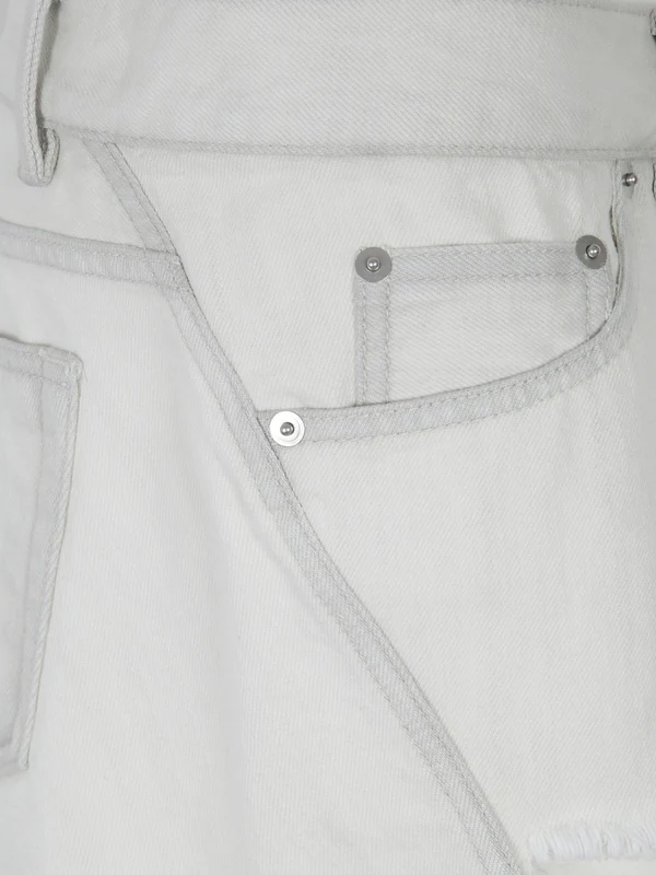 Rick Owens White Shorts - Image 3