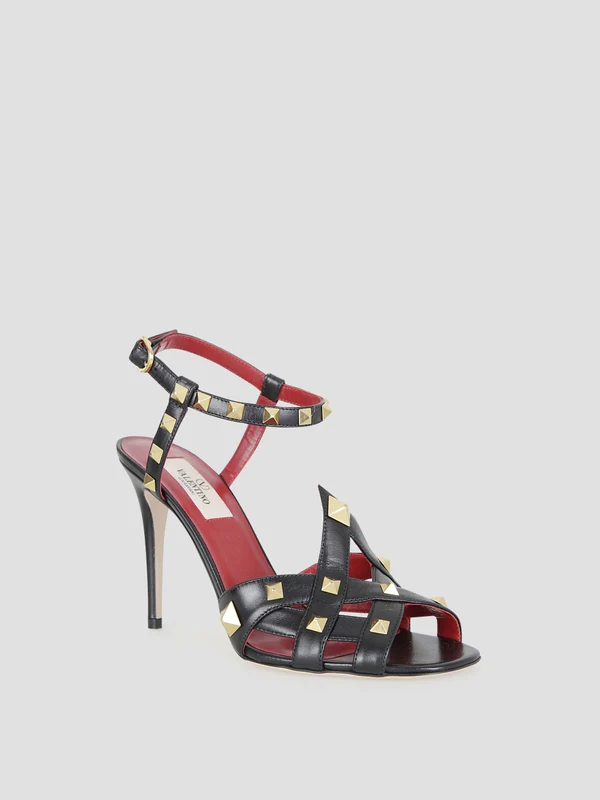 Valentino Black Sandal Heels - Image 2