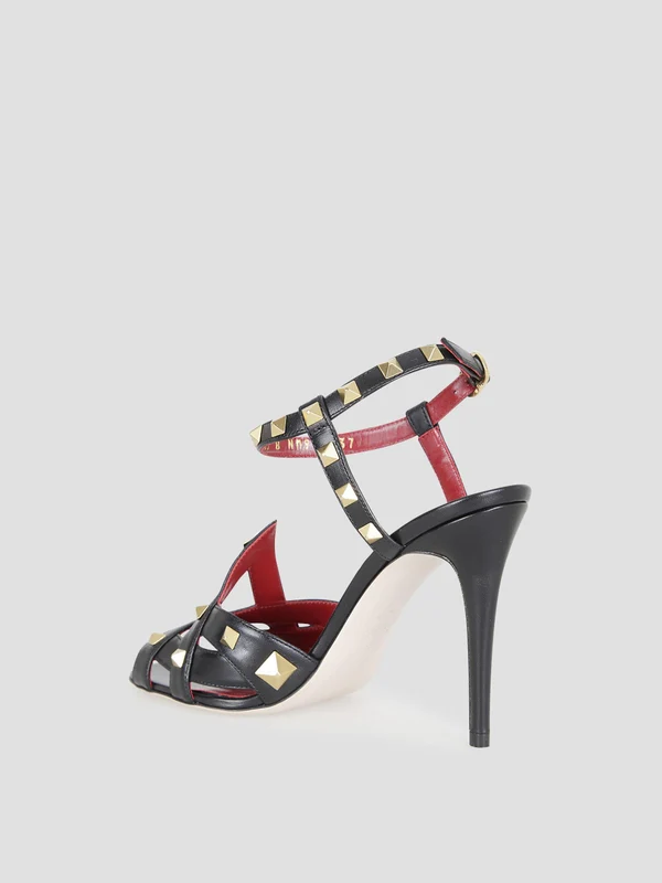 Valentino Black Sandal Heels - Image 3