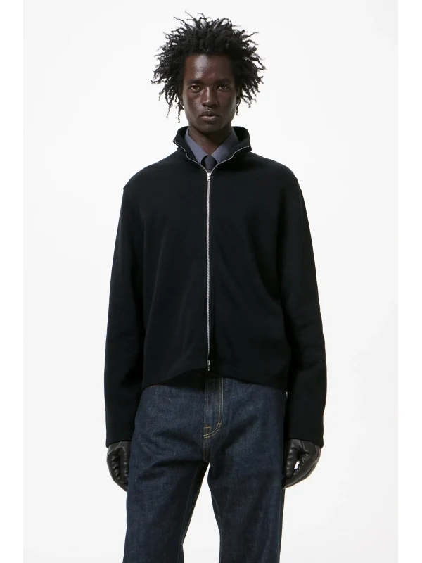Shrunken Full-Zip High-Neck Jacket - Image 4