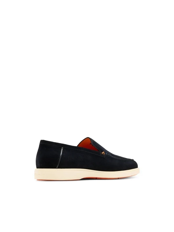 Santoni Navy Loafers - Image 2