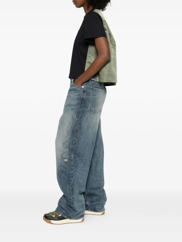 Sacai Navy Half Sleeve - Image 4
