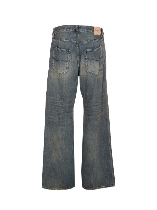 Balenciaga Blue Denim Pants - Image 2