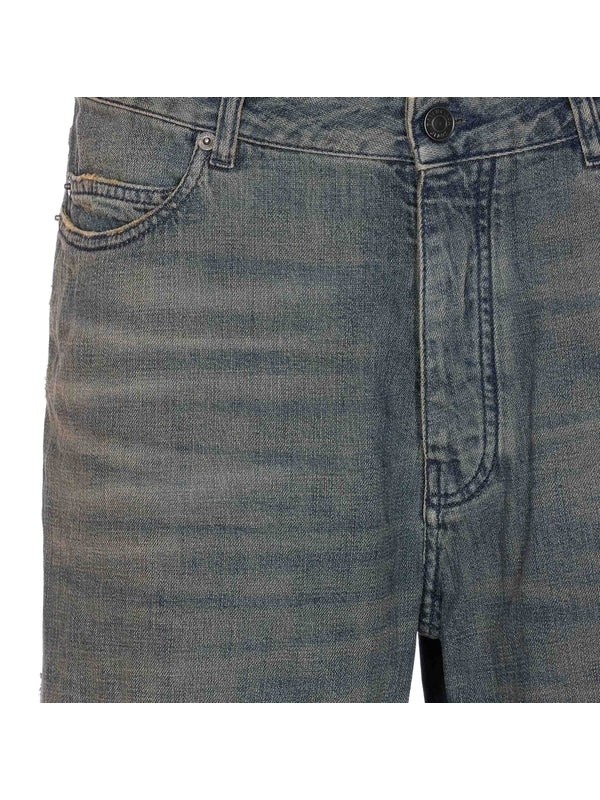Balenciaga Blue Denim Pants - Image 4