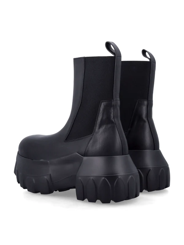 Rick Owens Black Chelsea Boots - Image 4