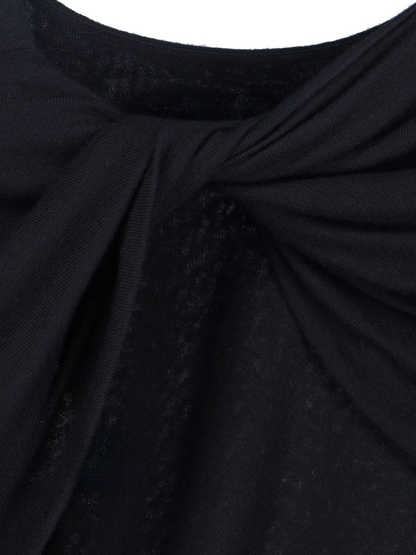 Saint Laurent Black Long Dress - Image 4
