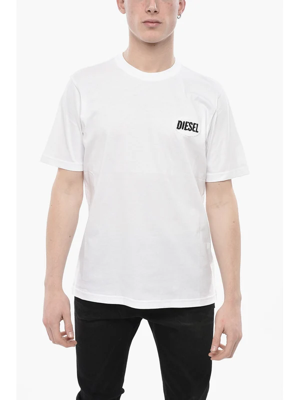 Diesel White Half Sleeve - Image 2
