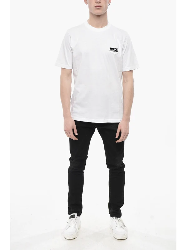 Diesel White Half Sleeve - Image 5