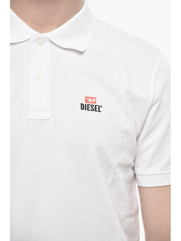 Diesel White Polo Shirts - Image 4