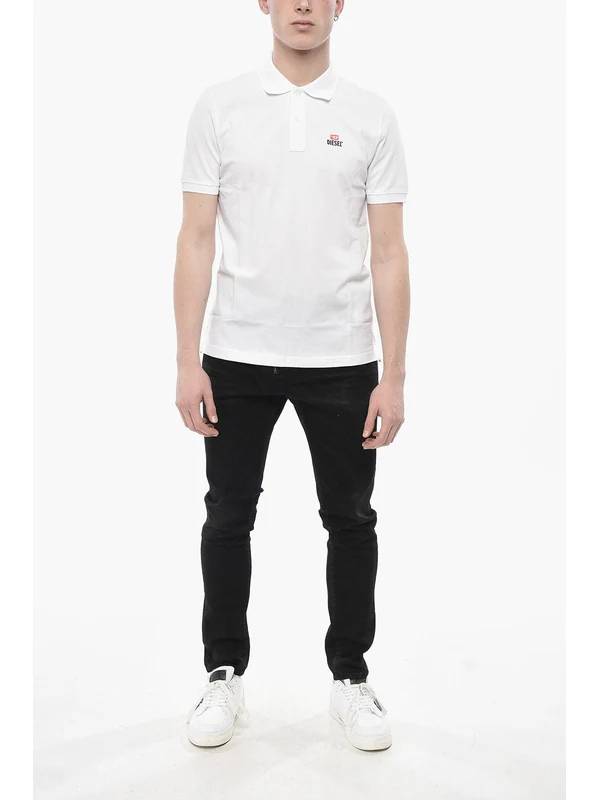 Diesel White Polo Shirts - Image 5