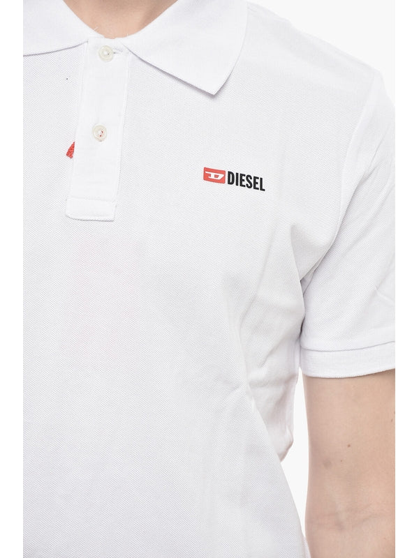 Diesel White Polo Shirts - Image 4
