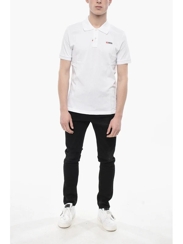Diesel White Polo Shirts - Image 5