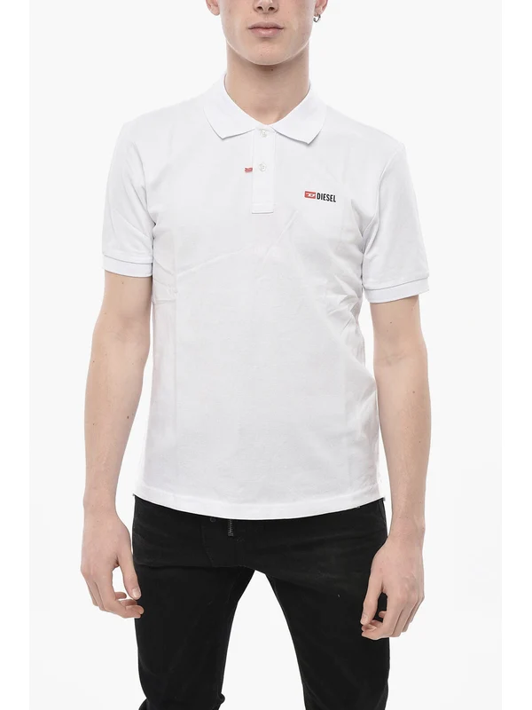 Diesel White Polo Shirts - Image 2