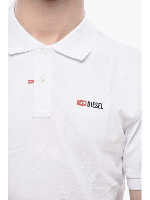 Diesel White Polo Shirts - Image 4
