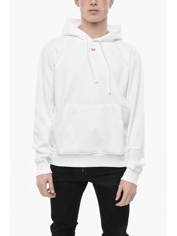 Diesel White Hoodies - Image 2