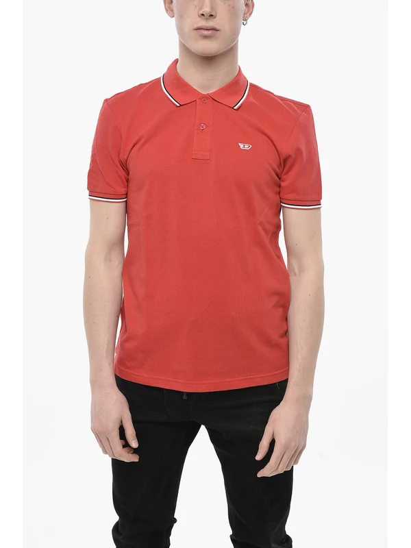 Diesel Red Polo Shirts - Image 2