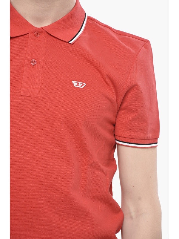 Diesel Red Polo Shirts - Image 4