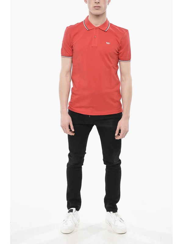 Diesel Red Polo Shirts - Image 5