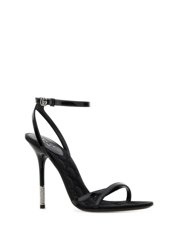 Gucci Black Sandal Heels - Image 2