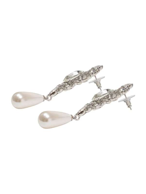 Self-Portrait Silver Earrings - Image 2