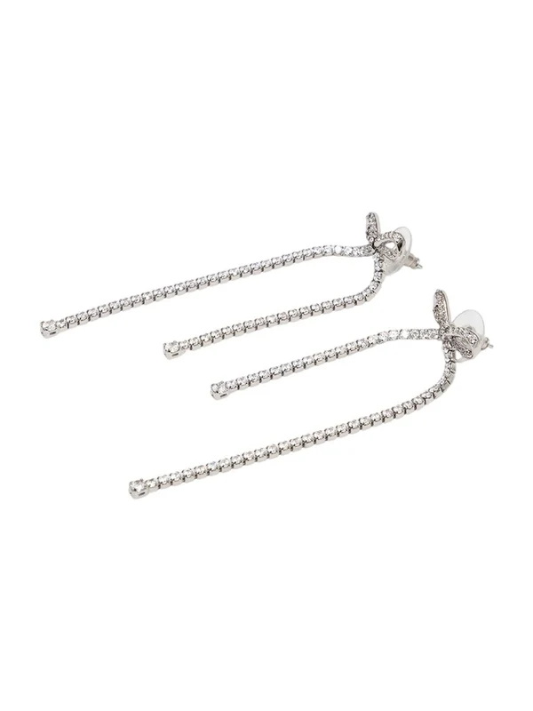 Self-Portrait Silver Earrings - Image 2
