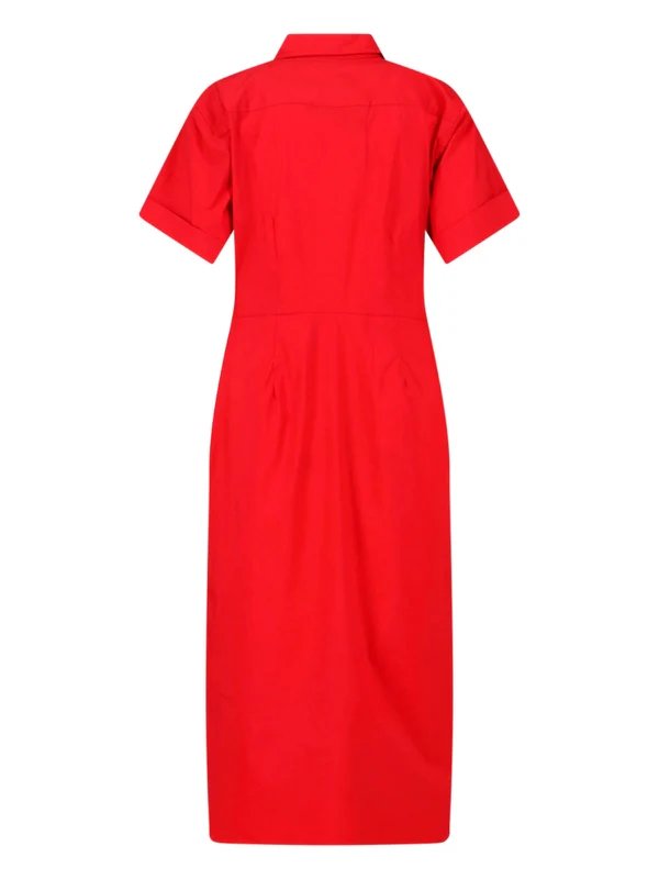 Polo Ralph Lauren Red Midi Dress - Image 2