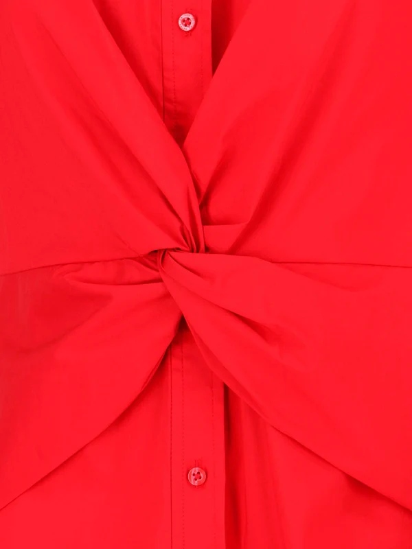 Polo Ralph Lauren Red Midi Dress - Image 5