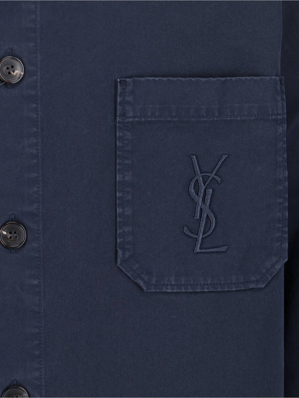 Saint Laurent Navy Shirts - Image 3