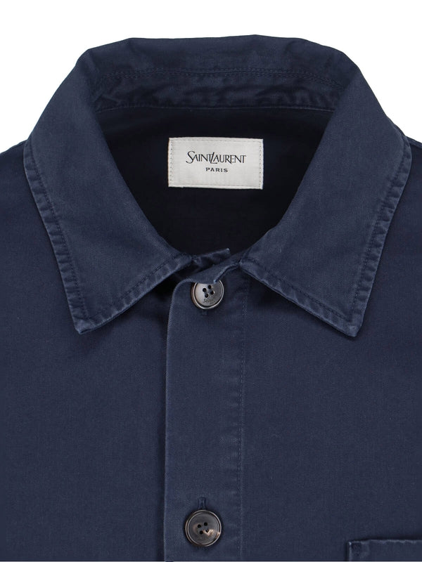 Saint Laurent Navy Shirts - Image 4