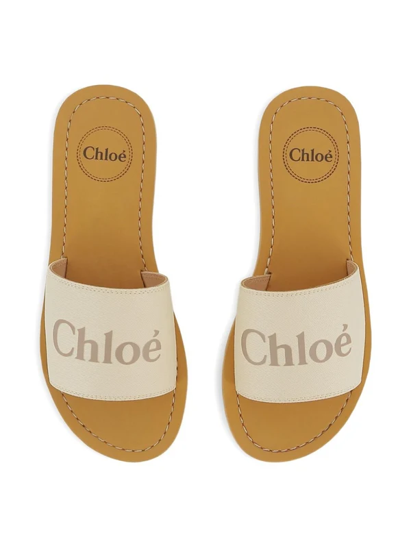 Chloe Beige Slides - Image 3