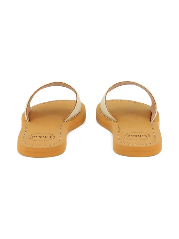 Chloe Beige Slides - Image 5